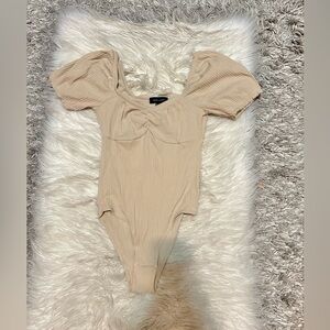 Beige Bodysuit
